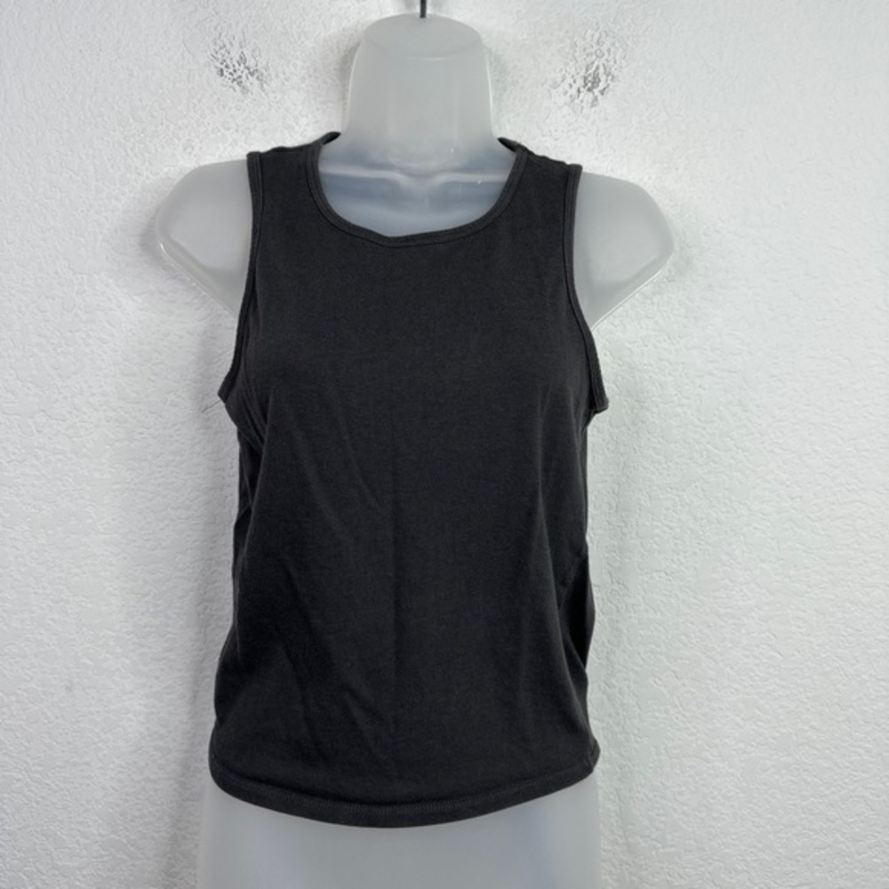 Marine Layer Shirt Women Small Grey Sleeveless Casual Athleisure Active Tank Top